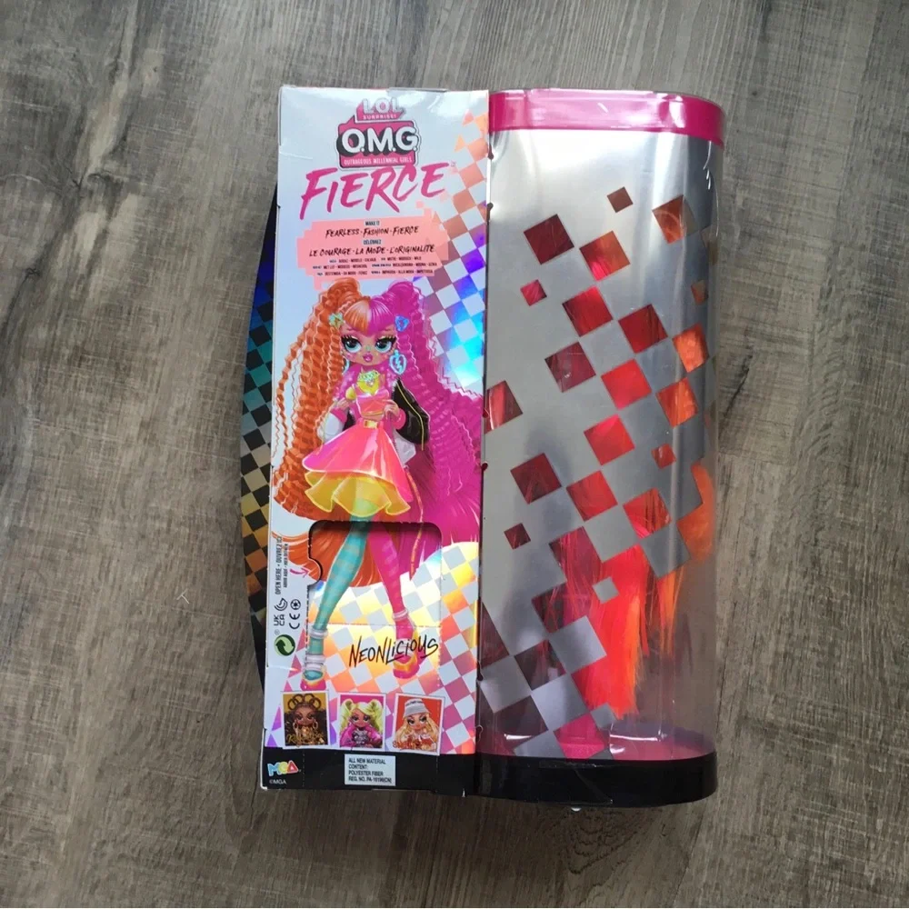 L.O.L. Surprise! O.M.G. Fierce Neonlicious Doll - Pink/Orange Hair